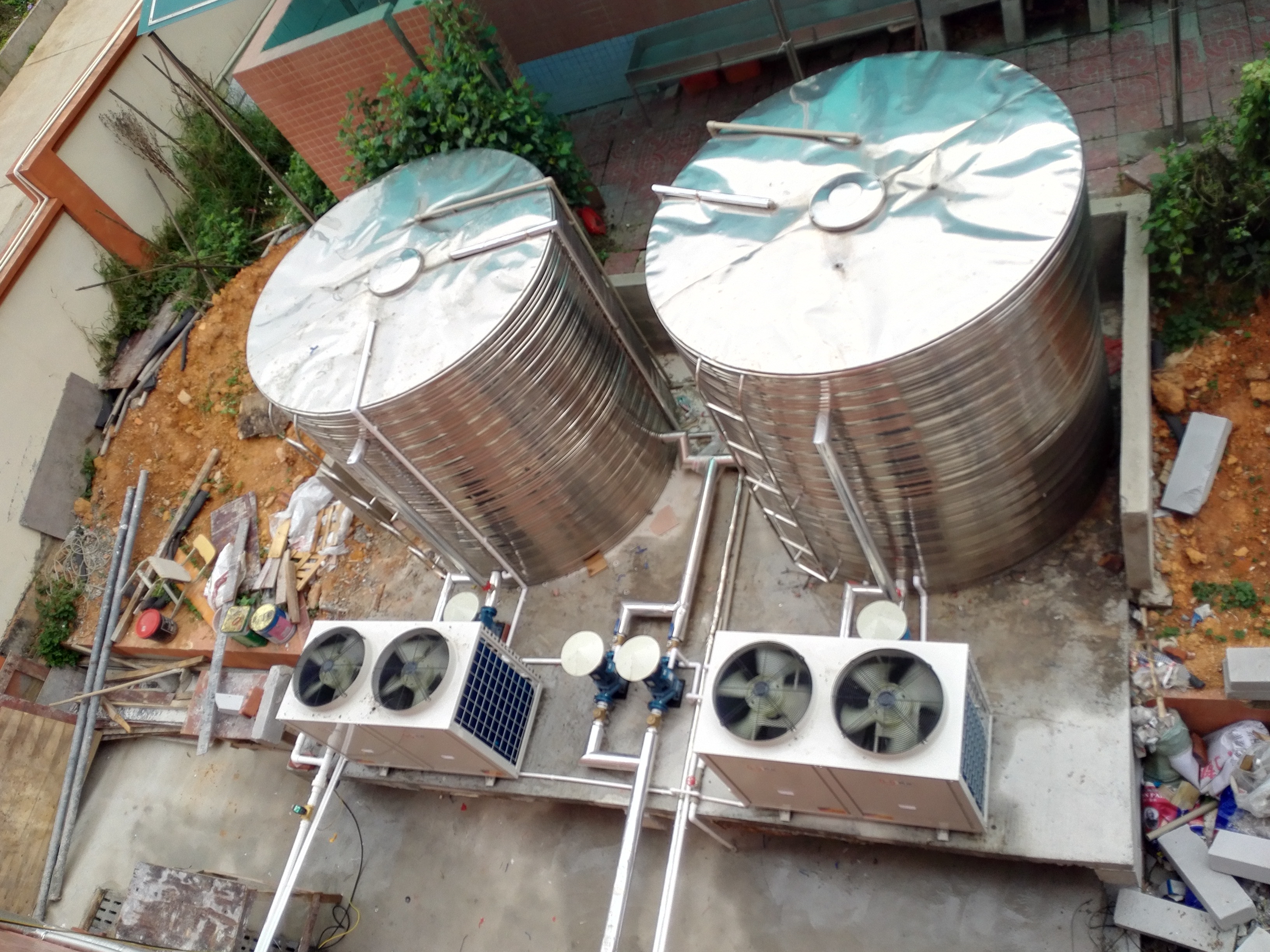 臺(tái)山市怡霖學(xué)校空氣能熱水工程案例